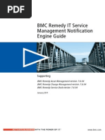 BMC Remedy IT Service Management - ITSM Notification Engine