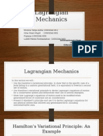 Langrangian Mechanics