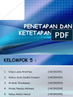 Penetapan Dan Ketetapan Pajak Kel 5 KOMPAK 3E