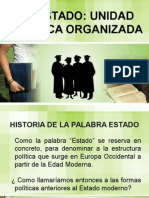 El Estado Unidad Politica Organizada