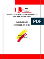 Analisis de La Oferta de Vinos Españoles en El Mercado Nacional