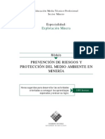 Prevención de Riesgos y Protección Del Medio Ambiente en Minería