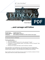 Rise of The Eldrazi Sales Solicitation