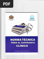 Norma Tecnica Del Expediente Clinico PDF