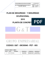 Plan de Seguridad Planta de Concreto