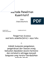 Metode Penelitian Kuantitatif PDF