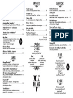 The VIG Food Menu