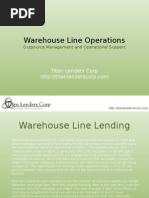 Warehouse Line Operations: Titan Lenders Corp