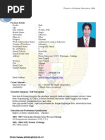 Personal Details: Resume of Andreas Samudera, A.Md