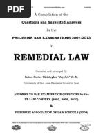 Up Remedial Law 2007 To 2013 PDF