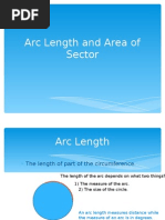 Arc Length and Area of Sector