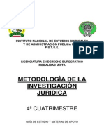 Metodologia para La Investigacion Juridica