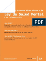 Ley 14580 Salud Mental Prov Bs As