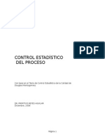 Resumen Control Estadístico de Proceso