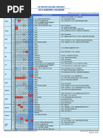 2014 Academic Calendar: The Maldives National University