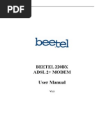 Beetel 220BX - User Manual