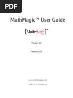 Math Magic Special UserGuide - US