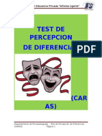 Test de Percepcion (Caras)