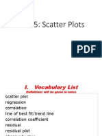 Notes Scatter Plots