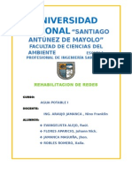 Rehabilitación de Redes de Agua Potable