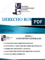 Derecho Romano Primer Semestre PDF