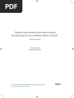 Mendoza, Carlos - Análisis Costo-Beneficio Del Nuevo Sistema de Justicia Penal