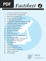 Biology Factsheet Index 1-309