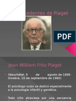 Antecedentes de Piaget