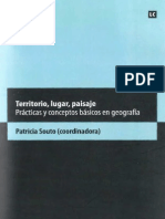 Territorio Lugar y Paisaje - Patricia Souto - Alejandro Benedetti