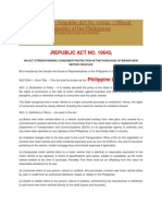 PH Lemon Law - Republic Act No. 10642 - Official Gazette of The Republic of The Philippines