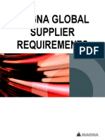 Magna Global Supplier Requirements 04-04-14