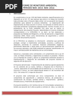 Informe de Monitoreo Ambiental