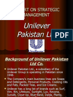 Unilever Strategic Management