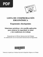 Checklist de Ergonomia - Oit