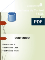 Estructuras de Control T-SQL