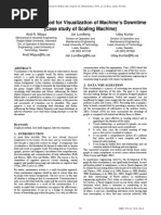 Graphical Method For Visualization of Machine's Downtime (Case Study of Scaling Machine)
