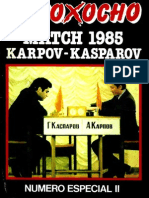 Ocho X Ocho. Match Kasparov - Karpov (II)