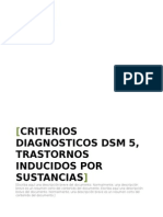 DSM V Trastornos Inducidos Por Sustancias