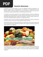 Nutrición Alimentaria