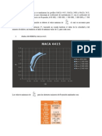 Curvas de Potencia en Relación A La Celeridad de Punta de Distintos Perfiles NACA