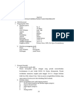 Pengkajian Preoperatif - Analisa Data Preoperatif Askep BPH