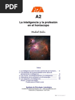 A2-La Inteligencia y La Profesión en El Horóscopo-Psicología Astrológica