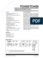 TC4420/TC4429: 6A High-Speed MOSFET Drivers