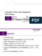 Elevator Pitch Workshop 2007