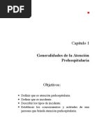 Capitulo 1: Generalidades Atencion Prehospitalaria