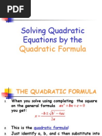 Quadratic Formua