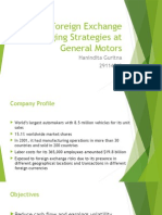 Foreign Exchange Hedging Strategies at General Motors