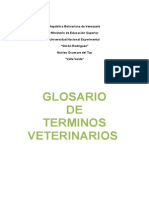 Glosario Veterinaria