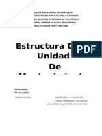 Estructura de La Unidad de Mantenimiento