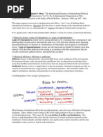 March Olsen Institutional Dynamics of International Political Orders